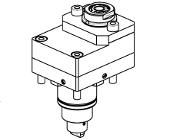 Radial single side 3 head driven tool