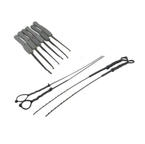 Broken Key Extractor Set with a selection of tools