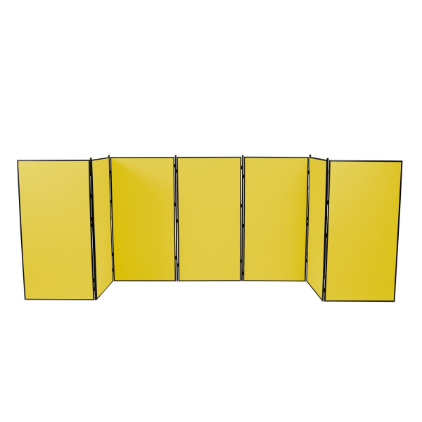 7 Panel Jumbo Slimflex Display Board - Plastic Frame