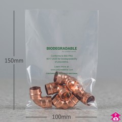 46R30BIO Clear Biodegradable Bag