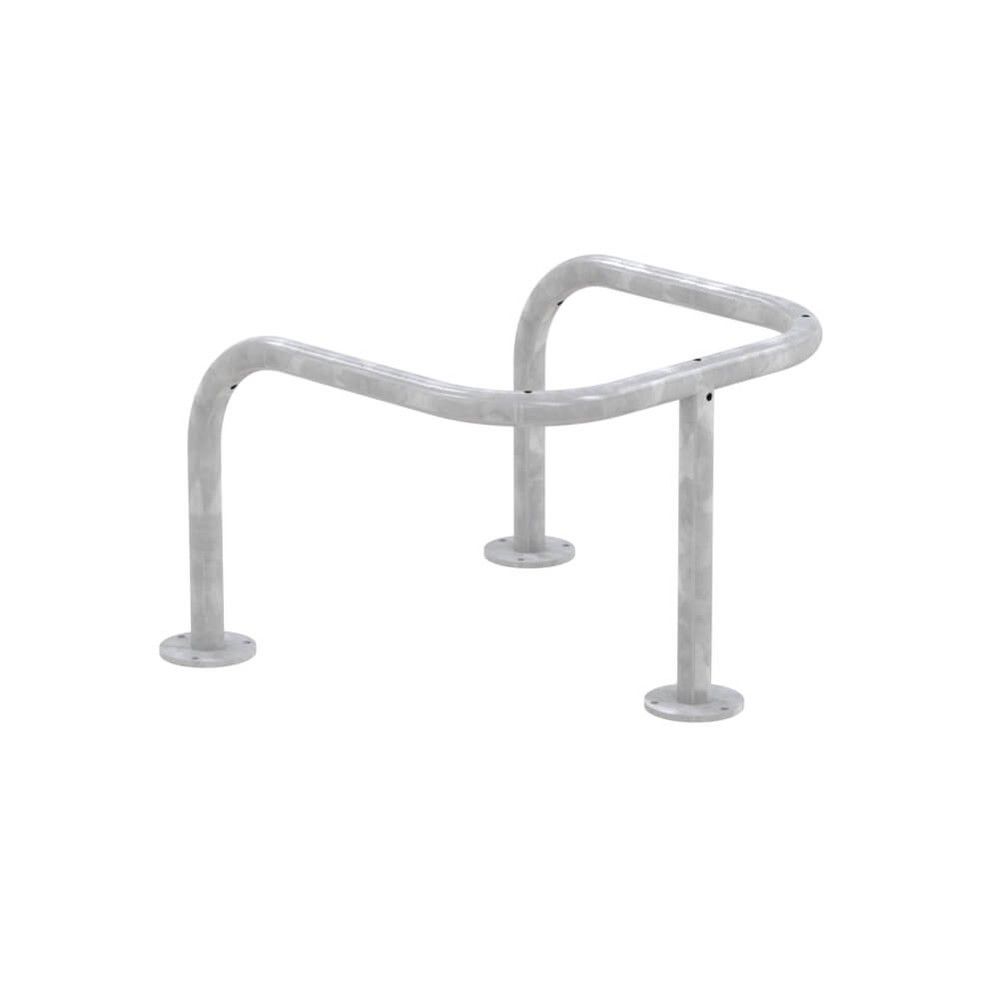 180 degree post protector bolt down Galvanised Finish