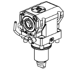 QUICK CHANGE MTSK Axial driven tool H60mm