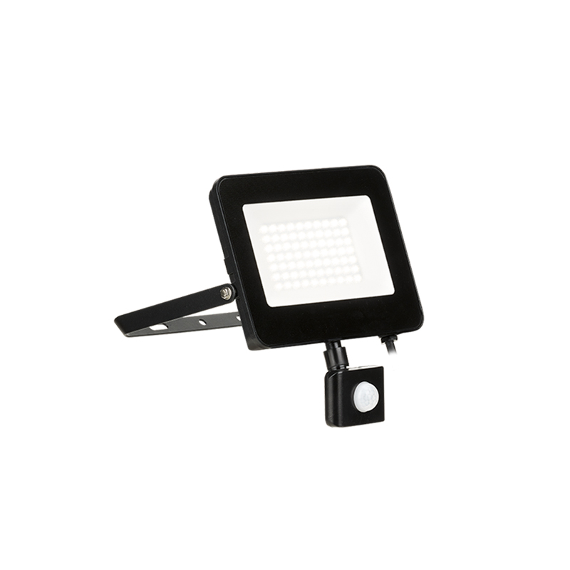 Aurora IP65 4000K Adjustable LED Floodlight With PIR 50W