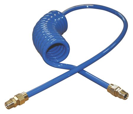 CEJN  PUR Hose Kits &#45; Blue &#45; Spiral Hose with BSPT Fixed Adaptors