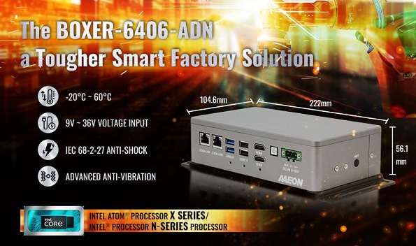 INTRODUCING THE NEW BOXER-6406-ADN, COMPACT AND FANLESS EMBEDDED COMPUTER