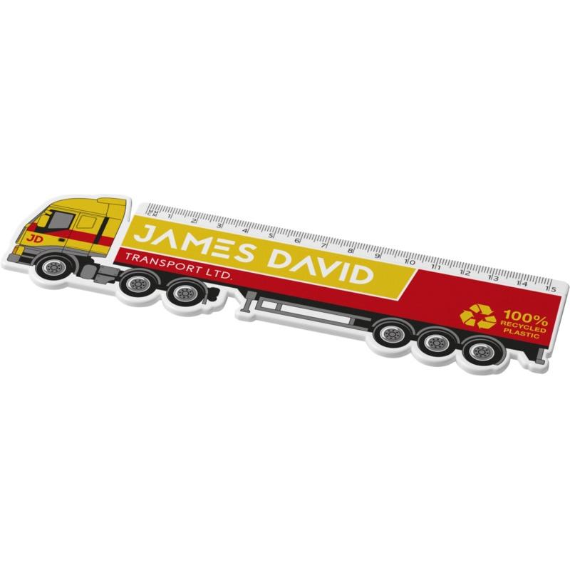 Tait 15 cm lorry-shaped recycled plastic ruler