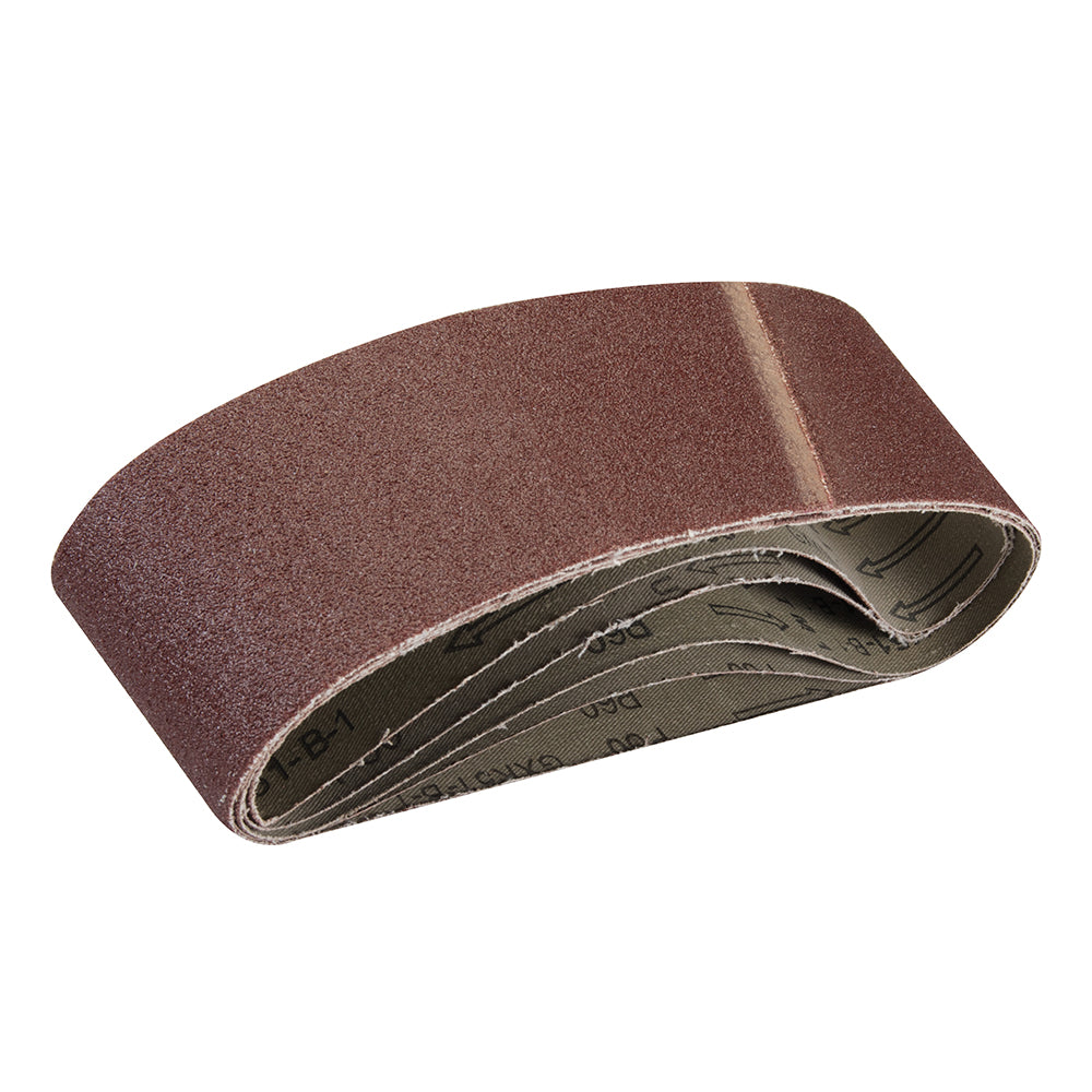 Silverline 308931 Sanding Belts 75 x 533mm 5pk 60 Grit