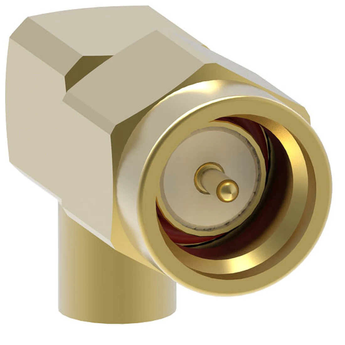 370.42.1820.071 IMS SMA CABLE MOUNT ANGLE PLUG MALE 50 OHM
