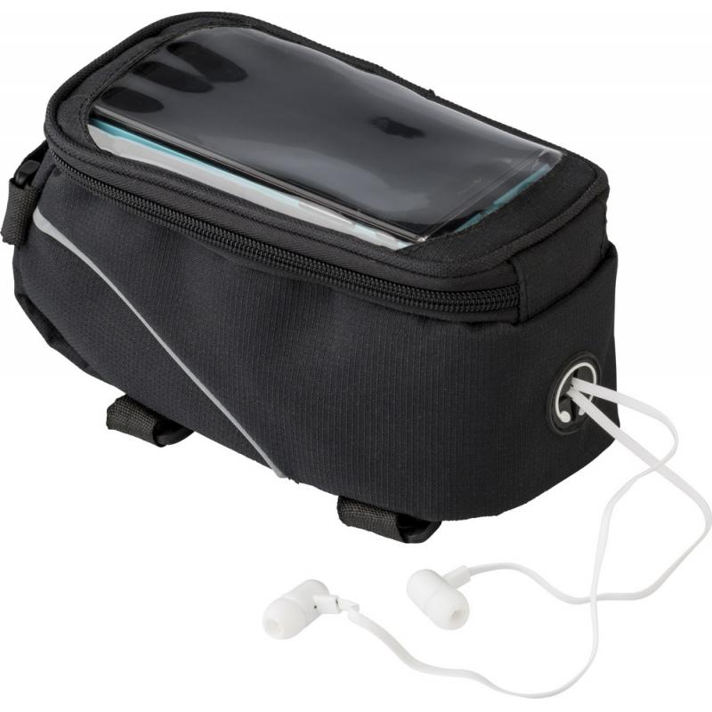 Polyester bicycle handle bar bag