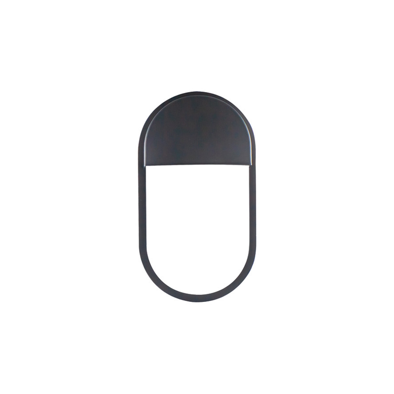 Integral Black Oval Eyelid Accessory for Tough Shell Compact Bulkhead