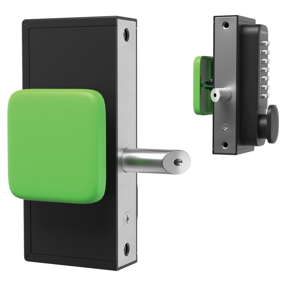 Quick Exit Gate Lock - Keypad One SideFlat Bar/Box section up to 30mm - R/H