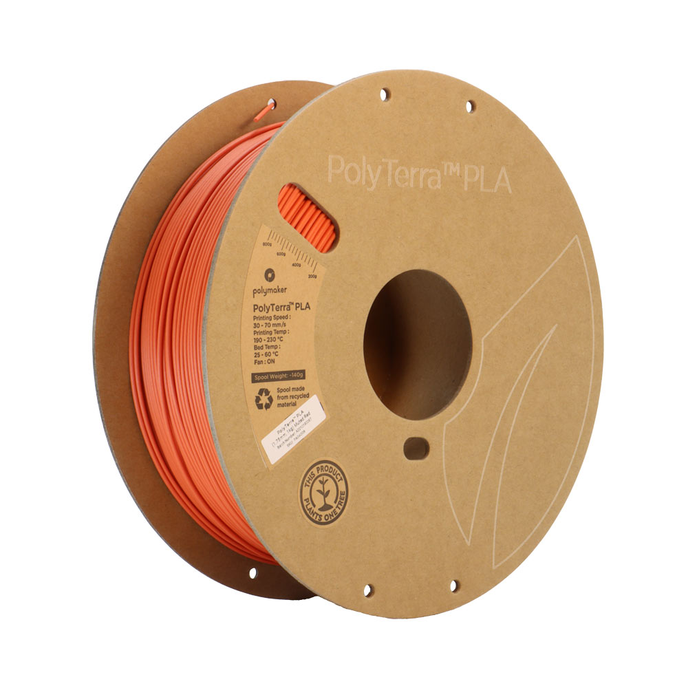 PolyTerra PLA Muted Red 1.75mm 1Kg