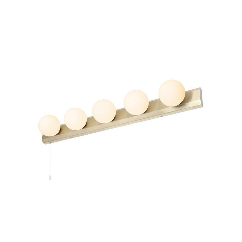 Forum Ara Hollywood Dresser Light Fitting 5xG9 Satin Brass