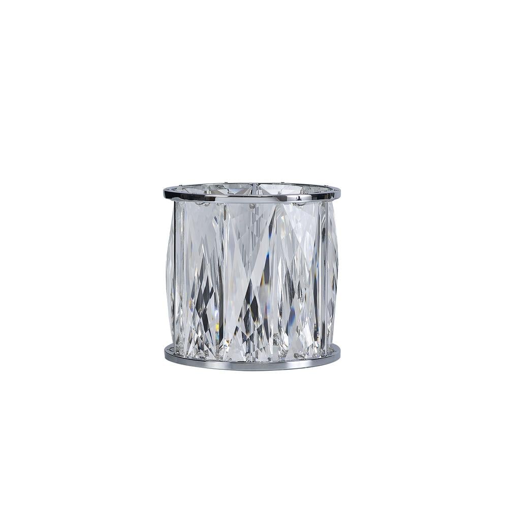 Luxuria Luciana 10.8cm Chrome / Clear Crystal Shade (A)