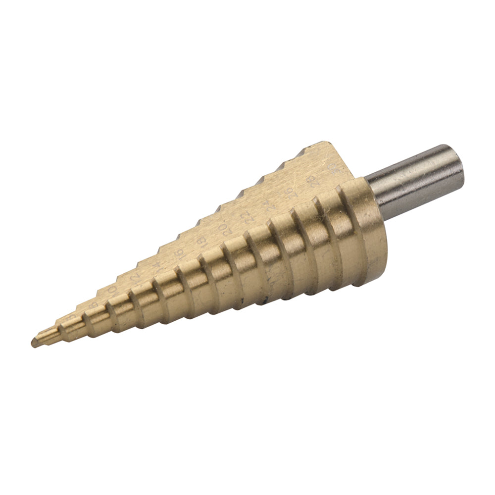 Silverline 675316 Titanium-Plated HSS Step Drill 4 - 30mm