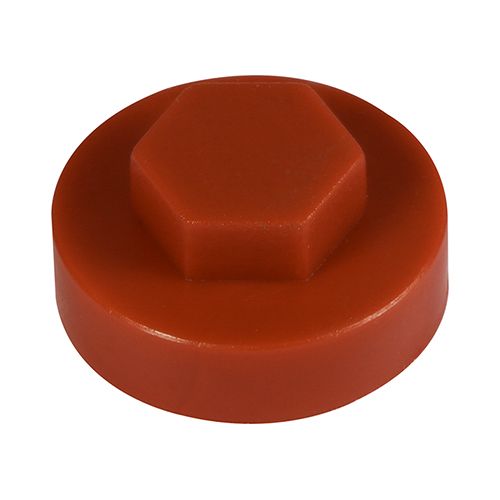 TIMco 16mm Dia Terracotta Push-On Cover Cap