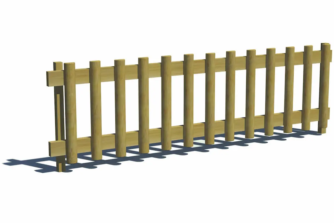 Palisade Fence Panel Per 2100mm