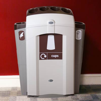 Nexus� 200 Mixed Recyclables / Cups Recycling Bin