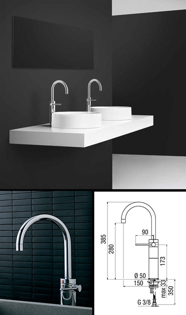 Milano Tall Basin Tap (41C)