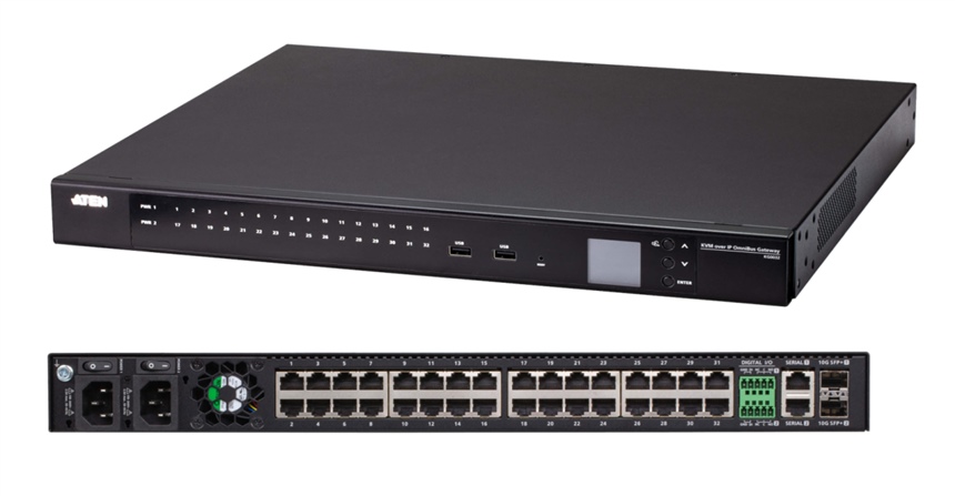 KG0032 - Aten - 32 Port, DigiKVM KVM over IP OmniBus Gateway, with Dual Power, Dual SFP, Dual Network RJ45 *NEW*