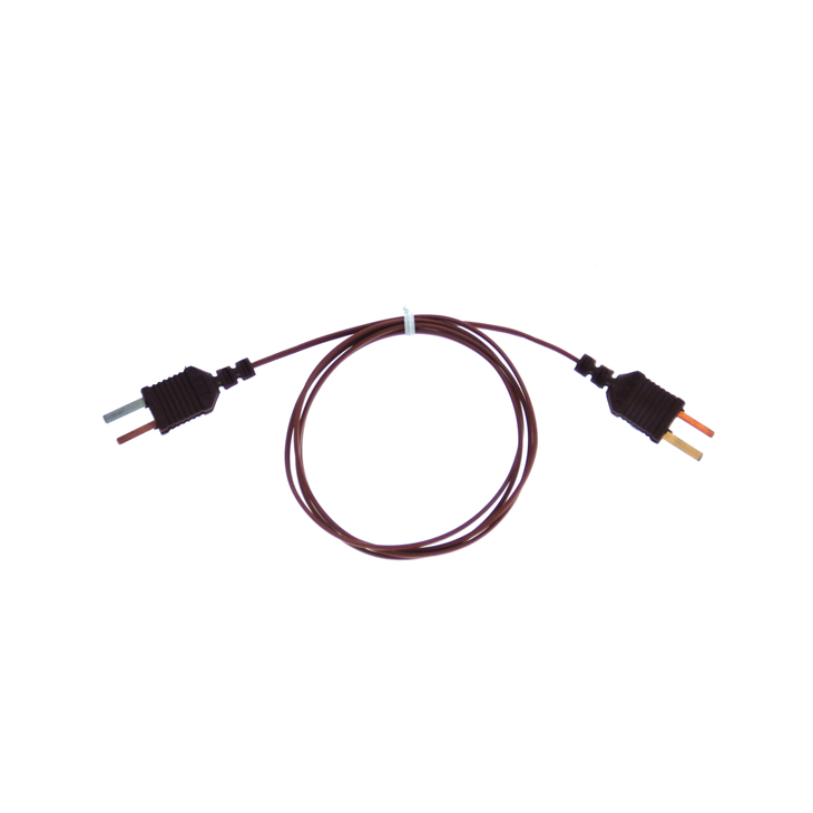 TMP1MP - T Type 1m PFA Flat Twin Cable Mini Plug to Mini Plug