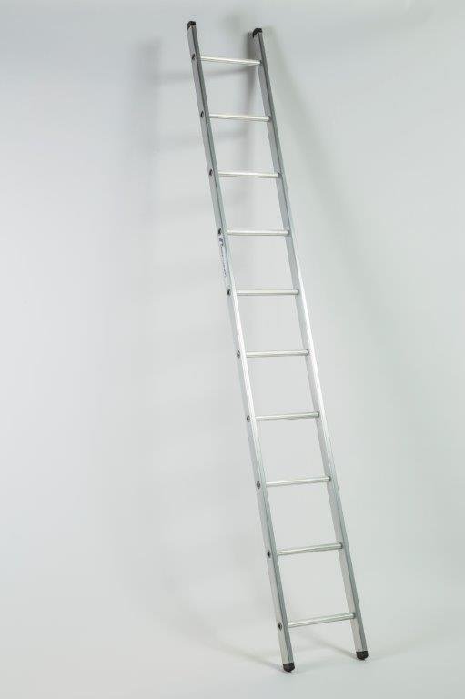 Aluminium Single Ladder - SA / Round Rung