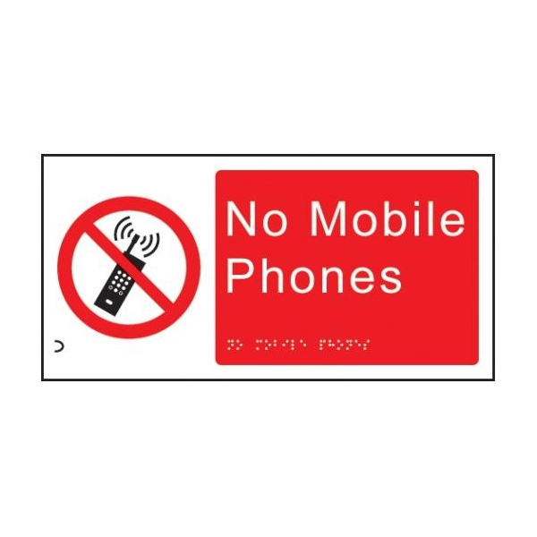 Braille - No Mobile Phones