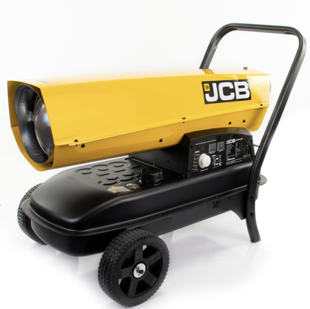 JCB 140,000BTU / 37kW Diesel Space Heater, 800m³ Coverage, Kerosene or Diesel, Thermostat 