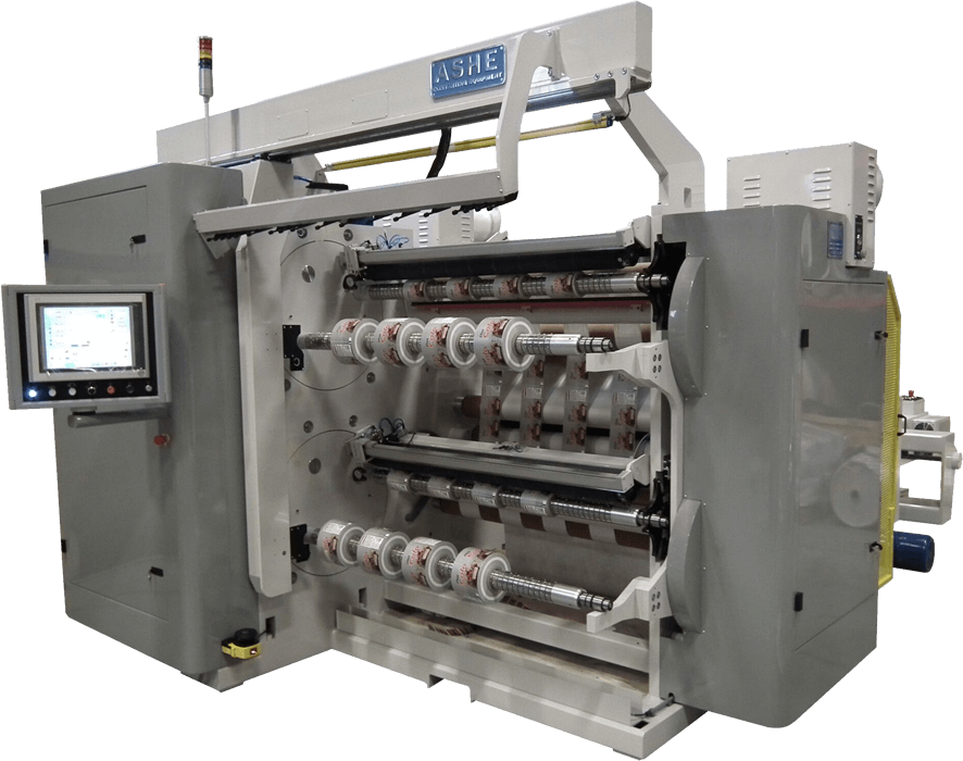 Glueless Turret Rewinder For The Paper Industry