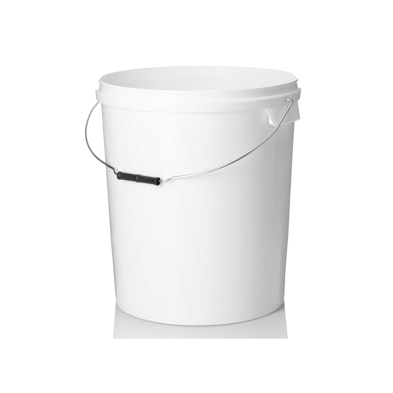 Distributors Of 33ltr White PP Pail with Metal Handle
