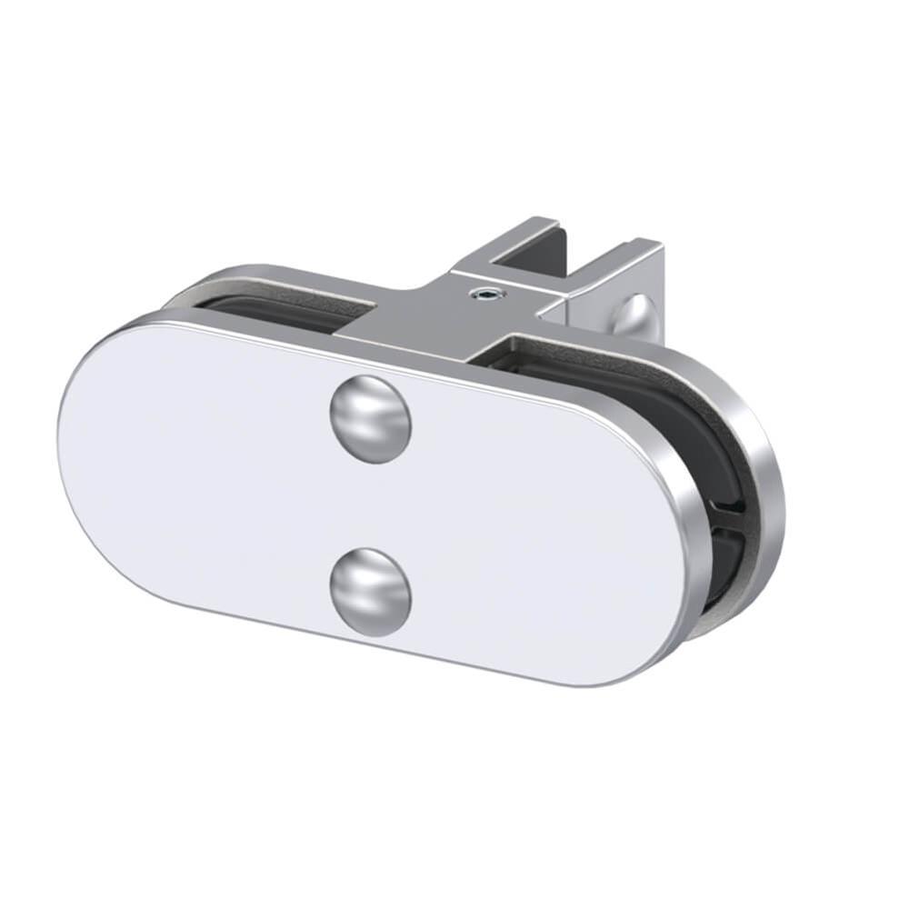 Round Mid Clamp 180 Deg. For 8mm GlassOffset for 10-12mm Bar Post-Duplex 2205