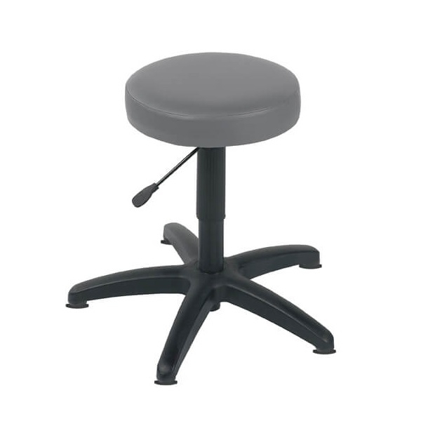 Gas Lift Examination Stool with Glides - Grey