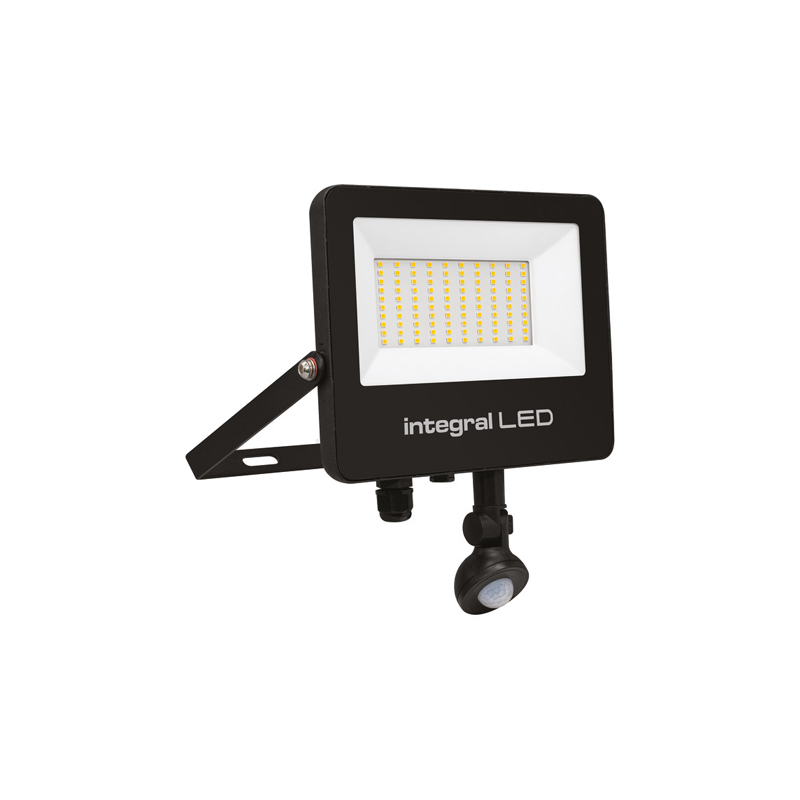 Integral Super Slim 2 CCT 70W Floodlight IP67 With PIR