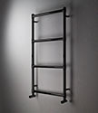 Nouveau Classic Black Chrome Heated Towel Rail (179SBC)