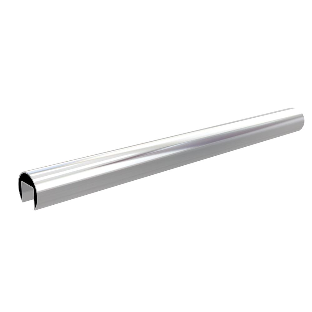 Stainless Steel Mirror Polish Split Tube42.4mm Diameter x 5.8m Long