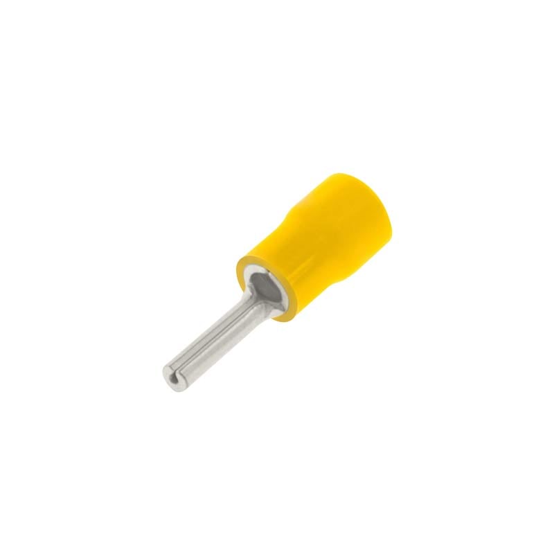 Unicrimp 2.9mm x 14mm Yellow Pin Terminal (Pack of 100)