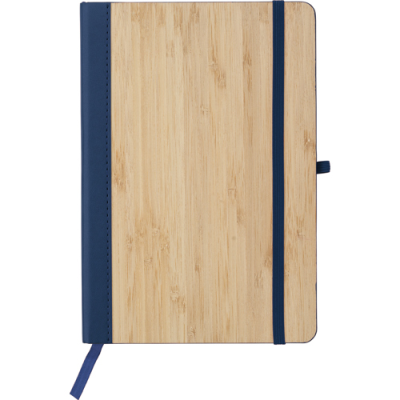 BAMBOO NOTE BOOK in Blue.