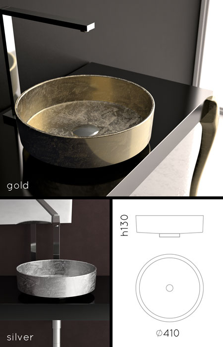 Gold Leaf Basin (65LMM)