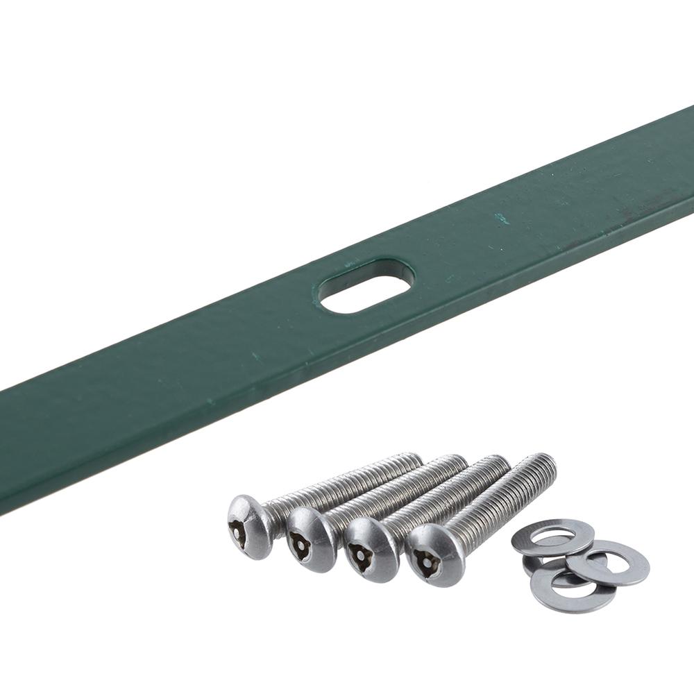 Palex Fixing Kit For 1.8m Green Fence    (Each Kit = 5 Fixings + 1 Clamp Bar)