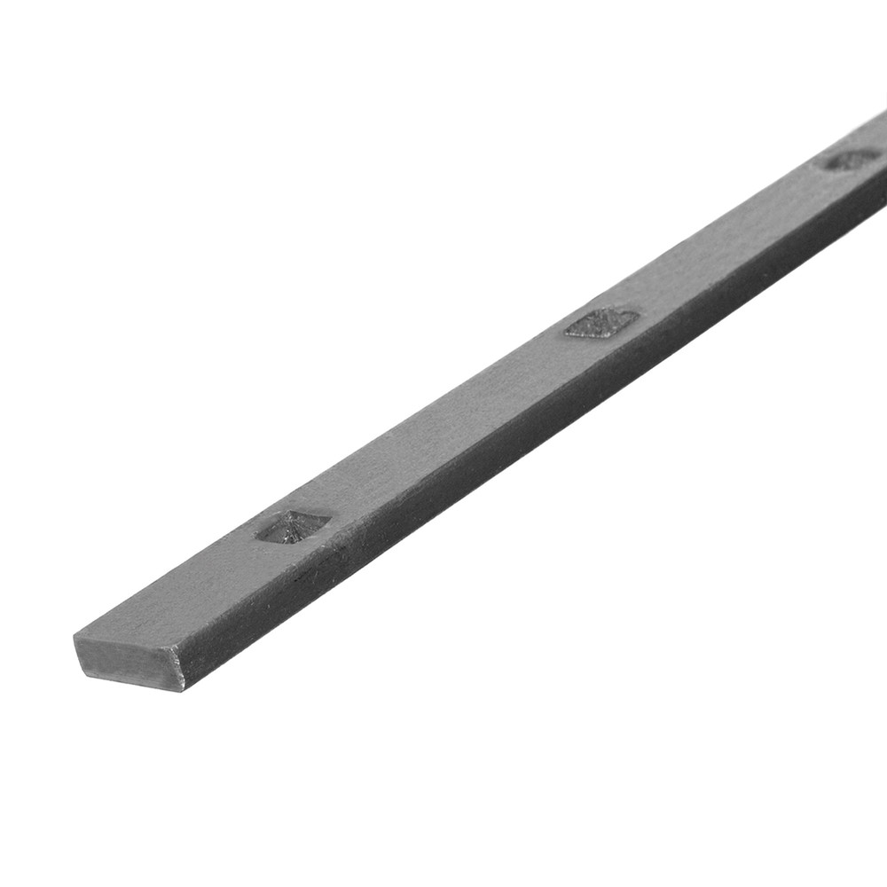 Flat Holed Bar - 50 x 10 x 2278mm 20mm Square Holes to Give 100mm Gap