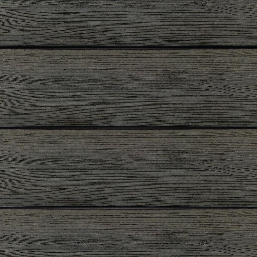 Classic Grey Double Sided Deck Board Woodgrain/Grooved Inc Clips/Screws