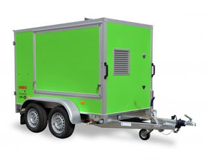 Mobile Pressure Washer Trailer With Water Tank For Remote Sites