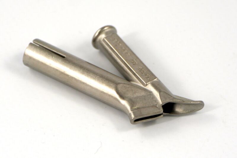 Leister 5mm Round Speed Weld Nozzle with Small Air Slide 105.433