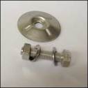 Small And Large Domed Washers For Holding Down Sheets Of Plate