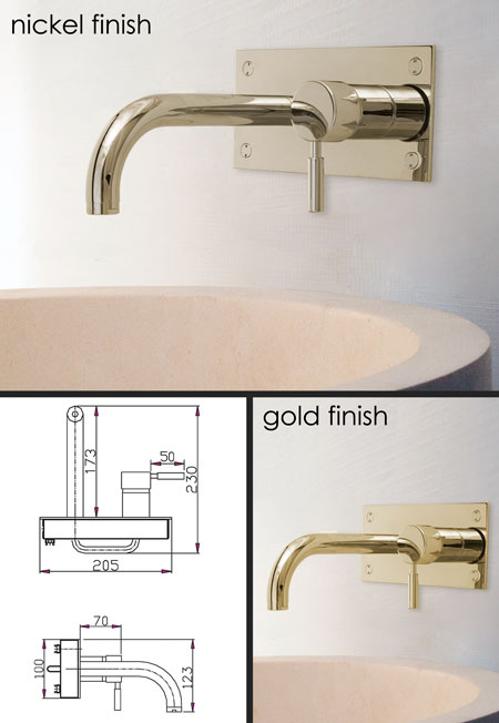 Nickel Thermostatic Bath Filler (48G)