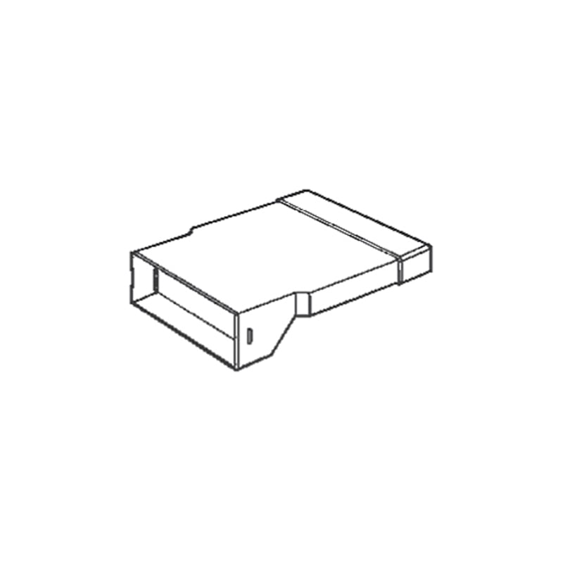 Manrose Extended Horizontal Airbrick 300mm for Flat Channel System