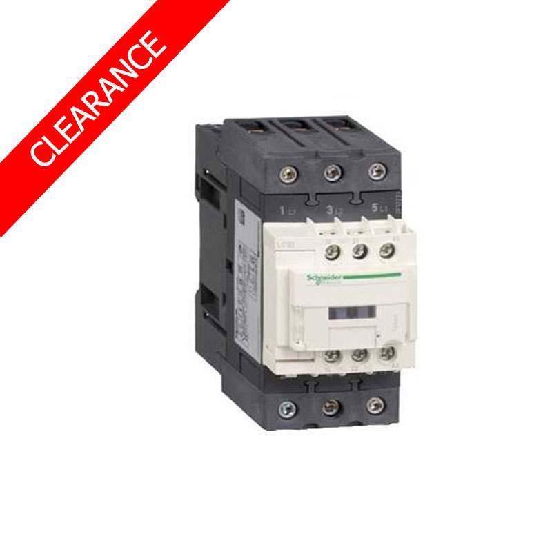 Schneider LC1D40AE7 Contactor 18.5 / 40 kW 48V AC Volt 3 N/O Poles With 1 N/O & 1 N/C Contact Configuration