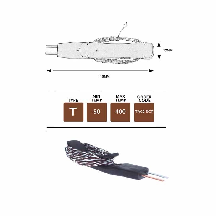 TA02-3CT - T Type 3M Fibre Glass Fine Wire with cable tidy