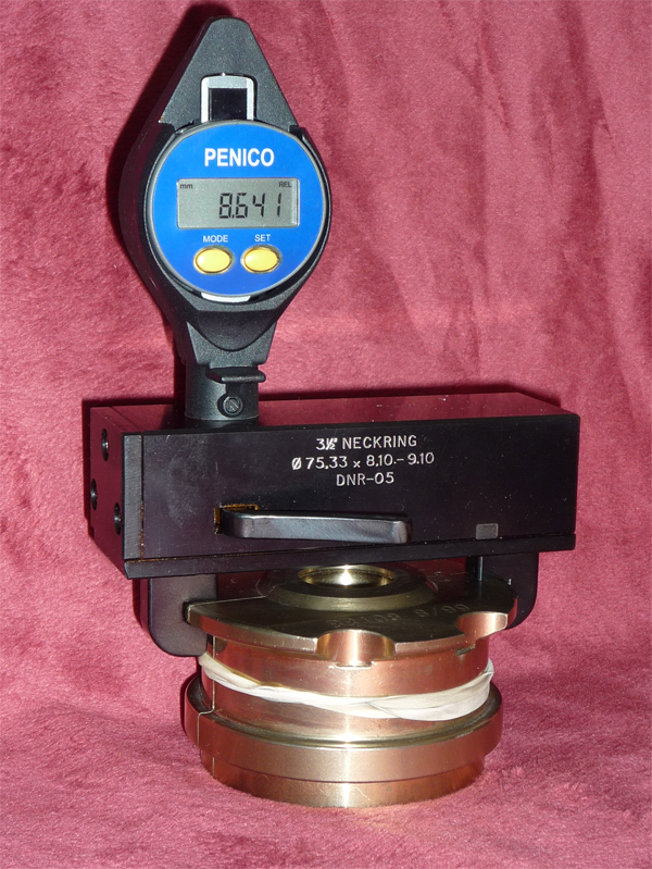 Robust Penico Neckring Dovetail Calibrator