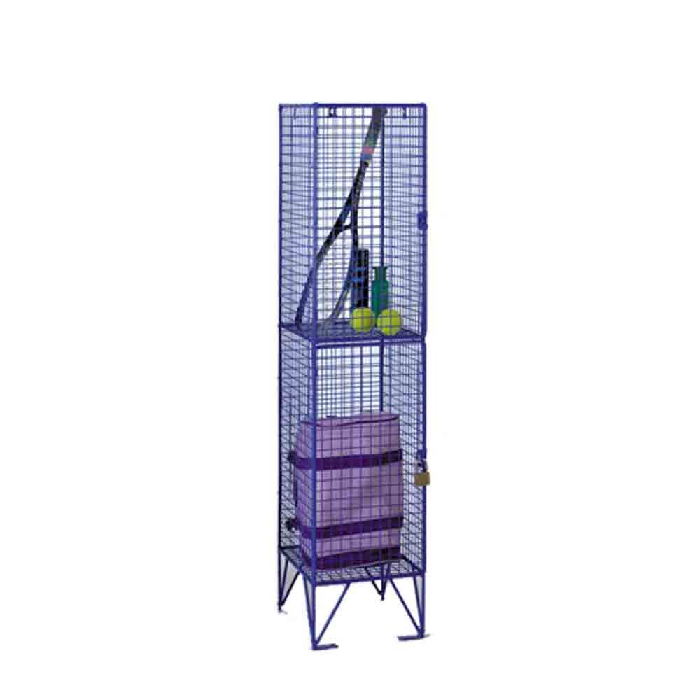 1370h Two Door Wire Mesh Locker For The Educational Sectors
